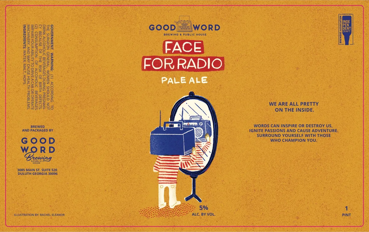 Face For Radio — full label as filed with TTB