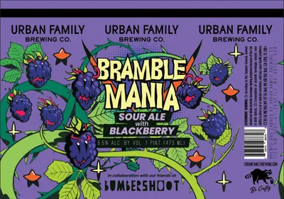 Bramble Mania label