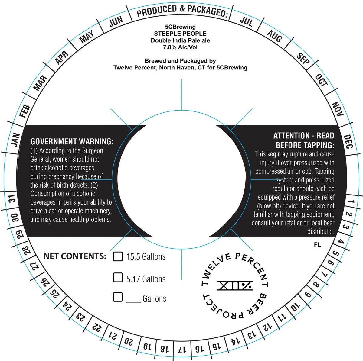 Steeple People — full label as filed with TTB