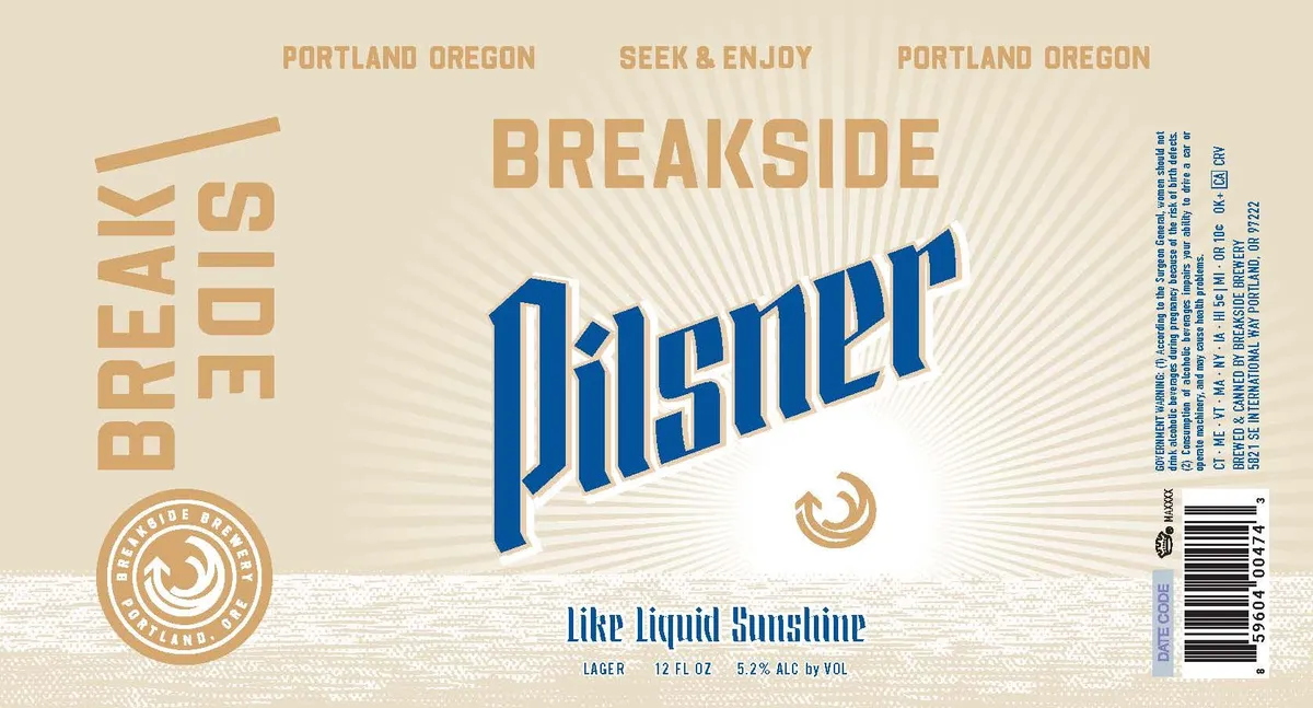 Pilsner — full label as filed with TTB