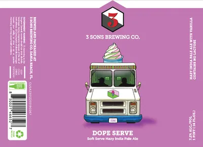 Dope Serve label
