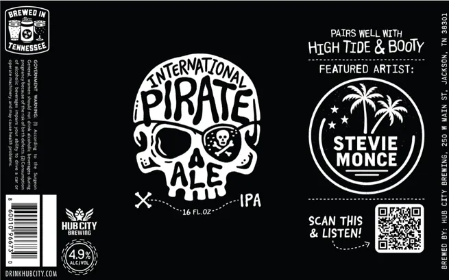 International Pirate Ale — full label as filed with TTB
