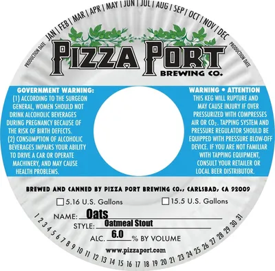 Oats label