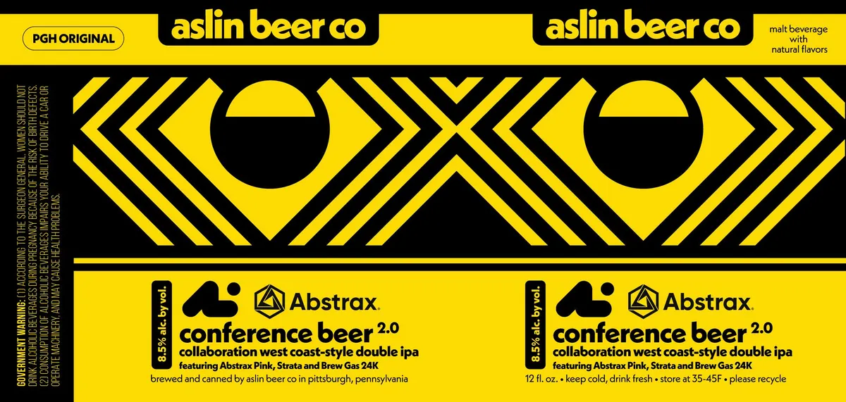 Conference Beer 2.0 label