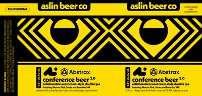 Conference Beer 2.0 label