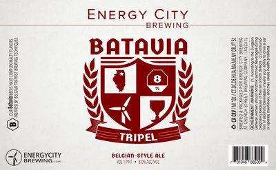 Batavia Tripel label