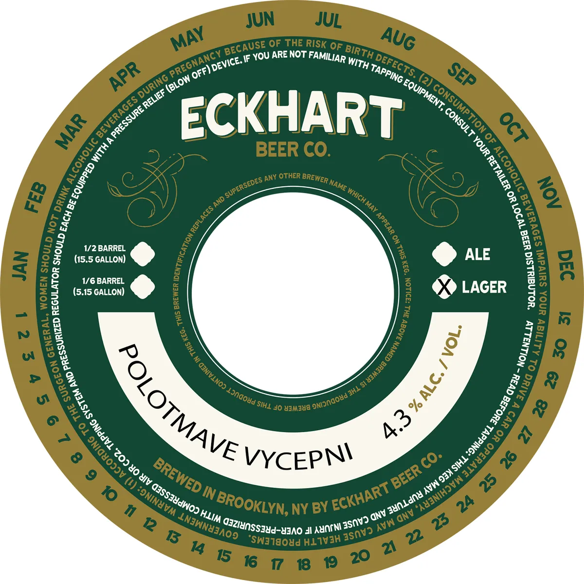 Polotmave Vycepni — full label as filed with TTB