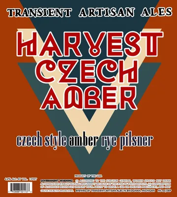 Harvest Czech Amber label