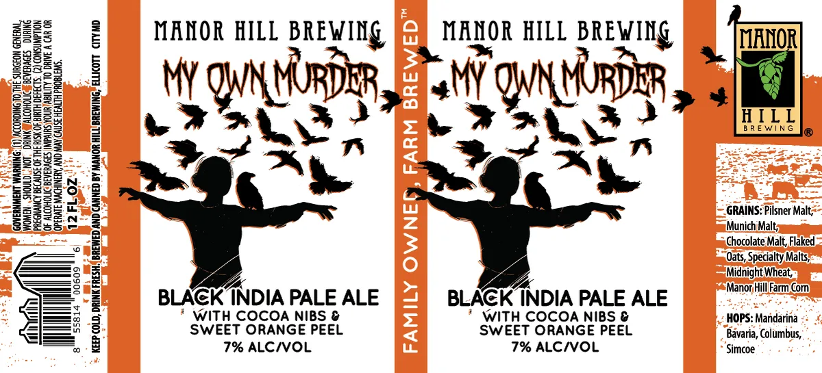 My Own Murder — full label as filed with TTB