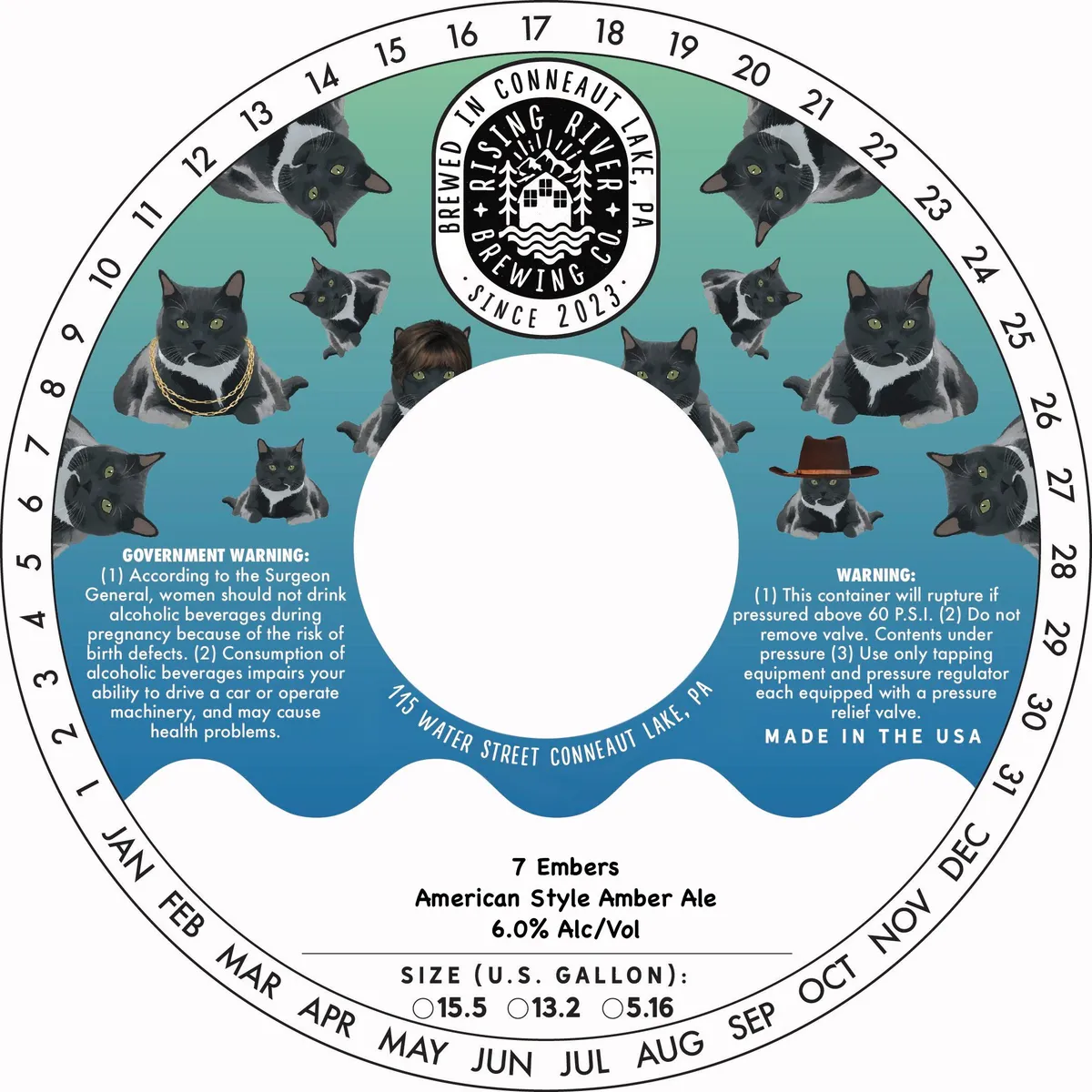 7 Embers label art — 7 EMBERS