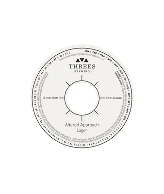 Altered Approach Lager label