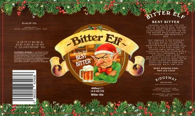 Bitter Elf label
