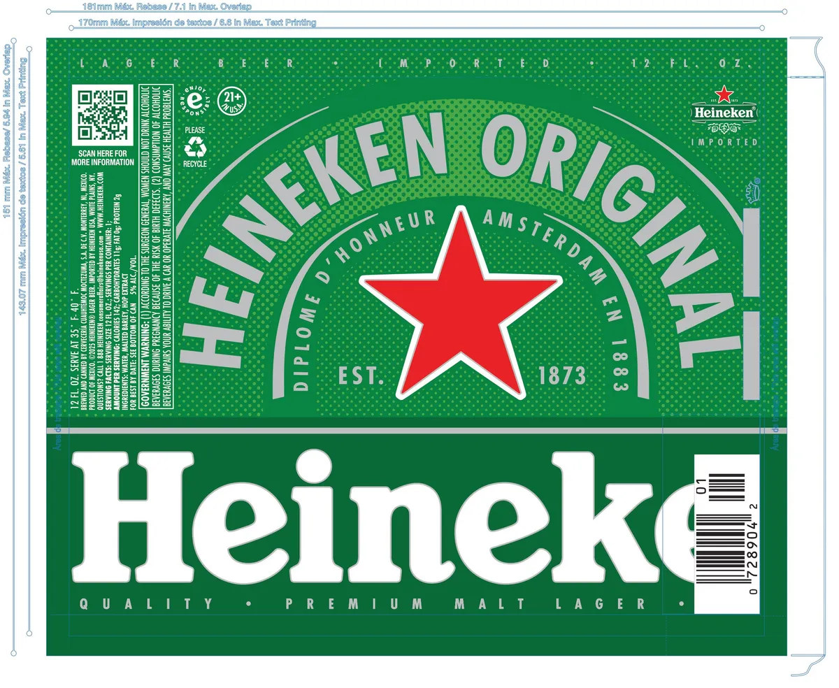 Heineken Original label art — HEINEKEN