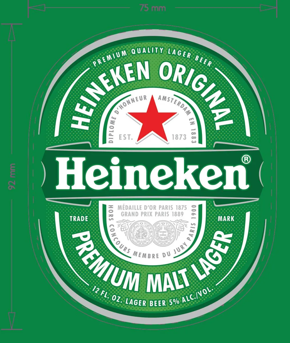 Heineken Original label art — HEINEKEN