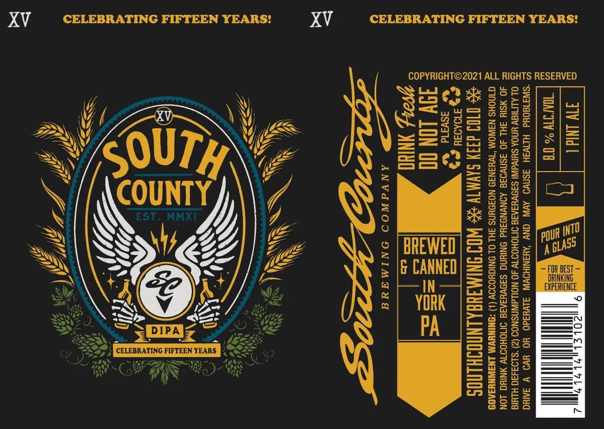 South County DIPA label