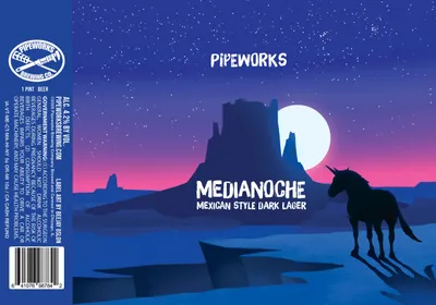 Medianoche label