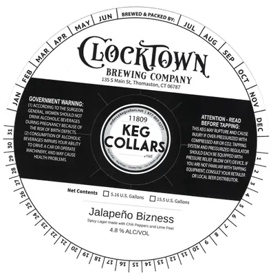 Jalapeño Bizness label