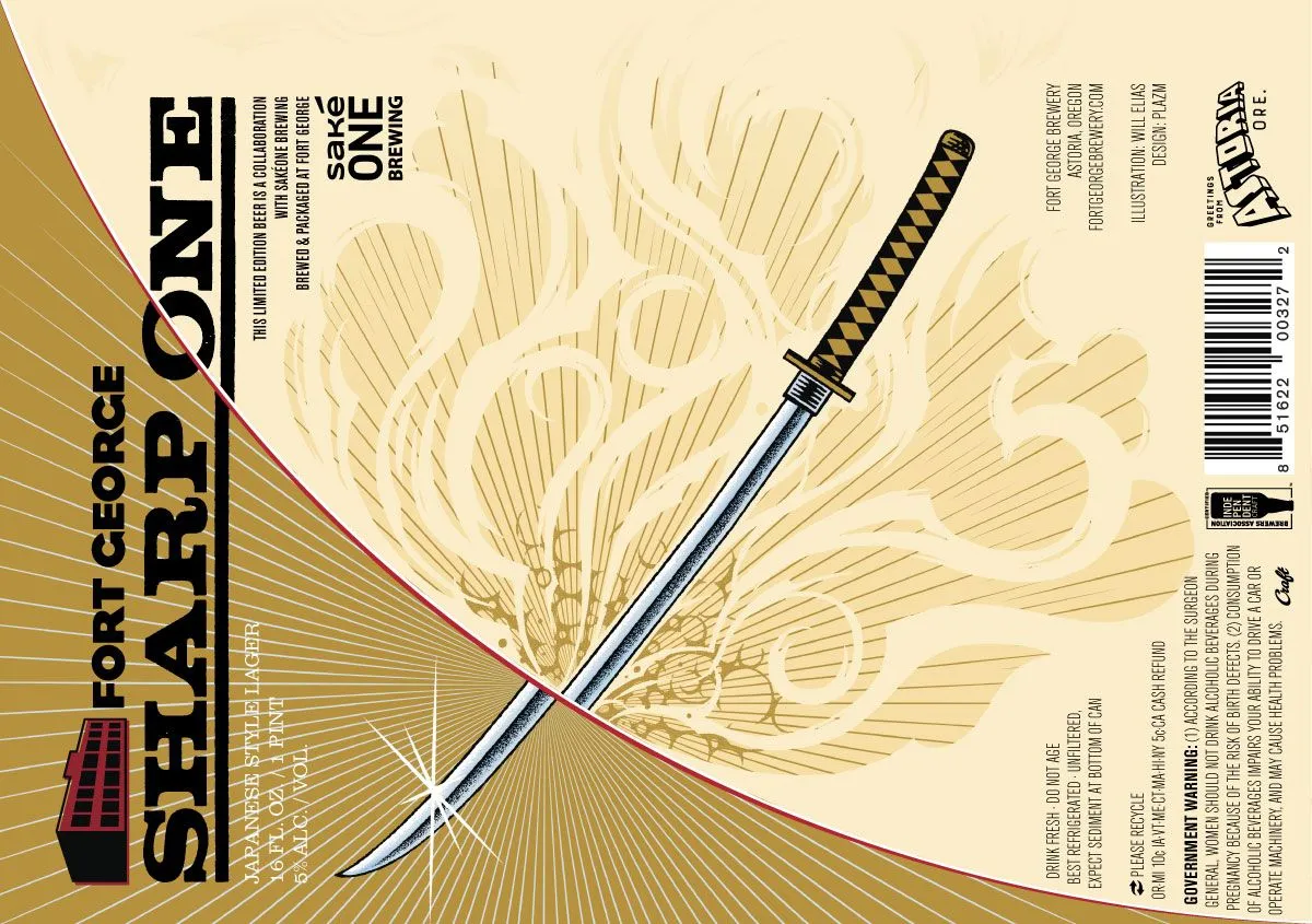 Sharp One — full label as filed with TTB