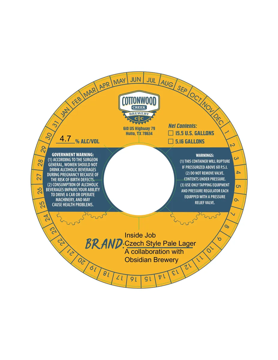 Inside Job label art — INSIDE JOB