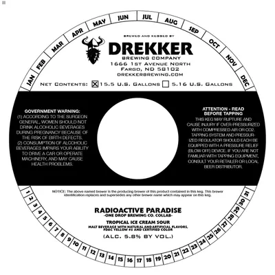 Radioactive Paradise label