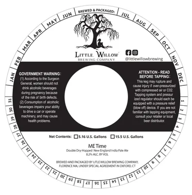 ME Time label