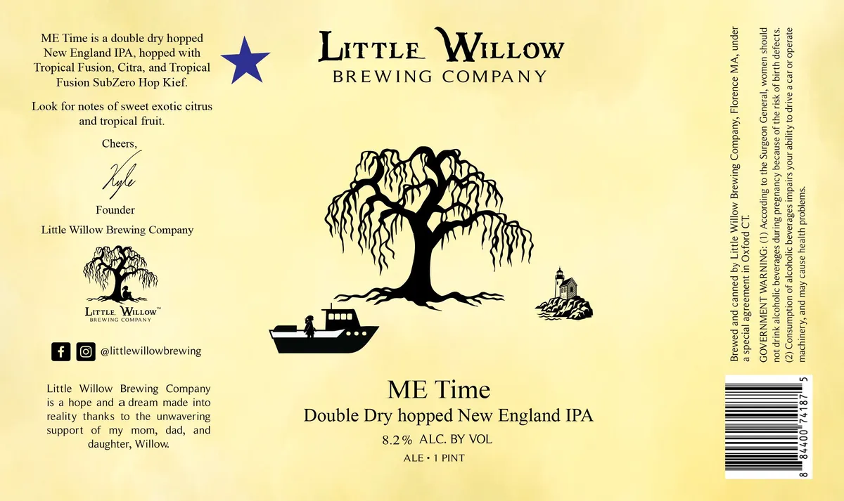 ME Time — full label as filed with TTB