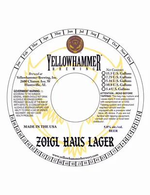 Zoigl Haus Lager label