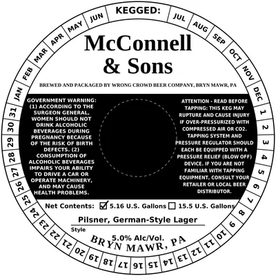 McConnell & Sons label