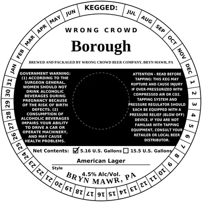Borough label