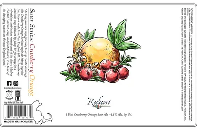 Sour Series: Cranberry Orange label
