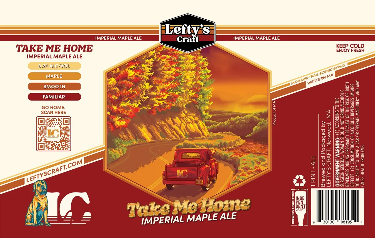 Take Me Home — full label as filed with TTB