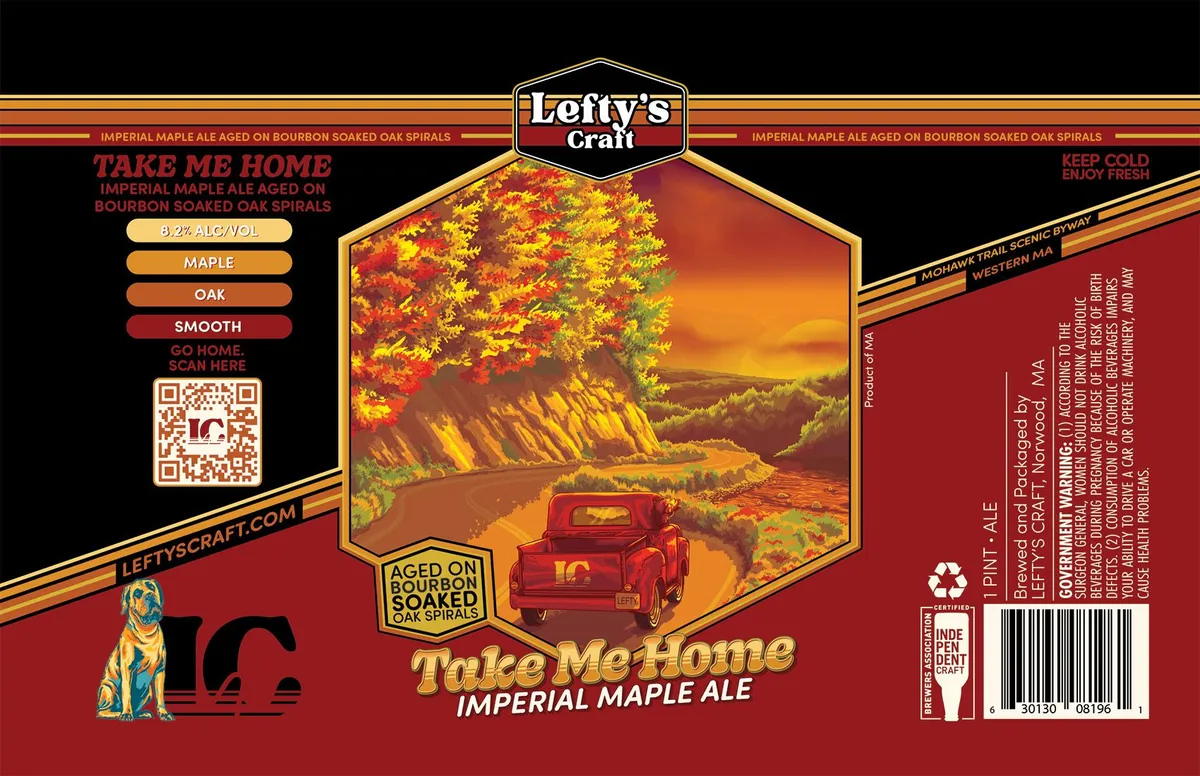 Take Me Home — full label as filed with TTB