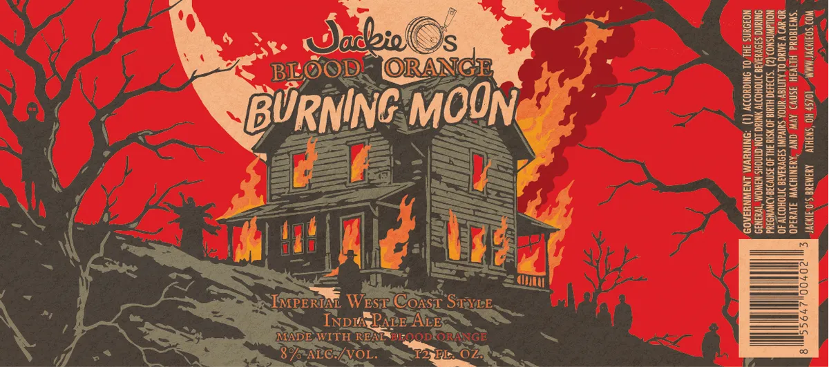 Blood Orange Burning Moon — full label as filed with TTB