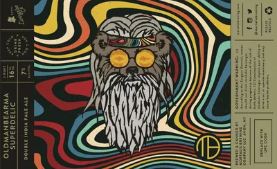 Oldmanbearma Superdelic label