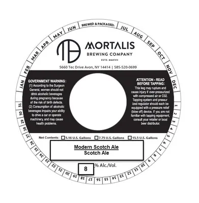Modern Scotch Ale label