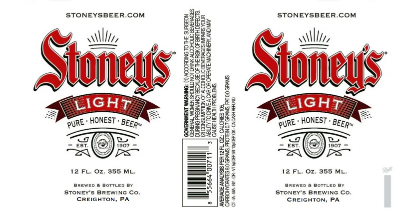 Light — full label as filed with TTB