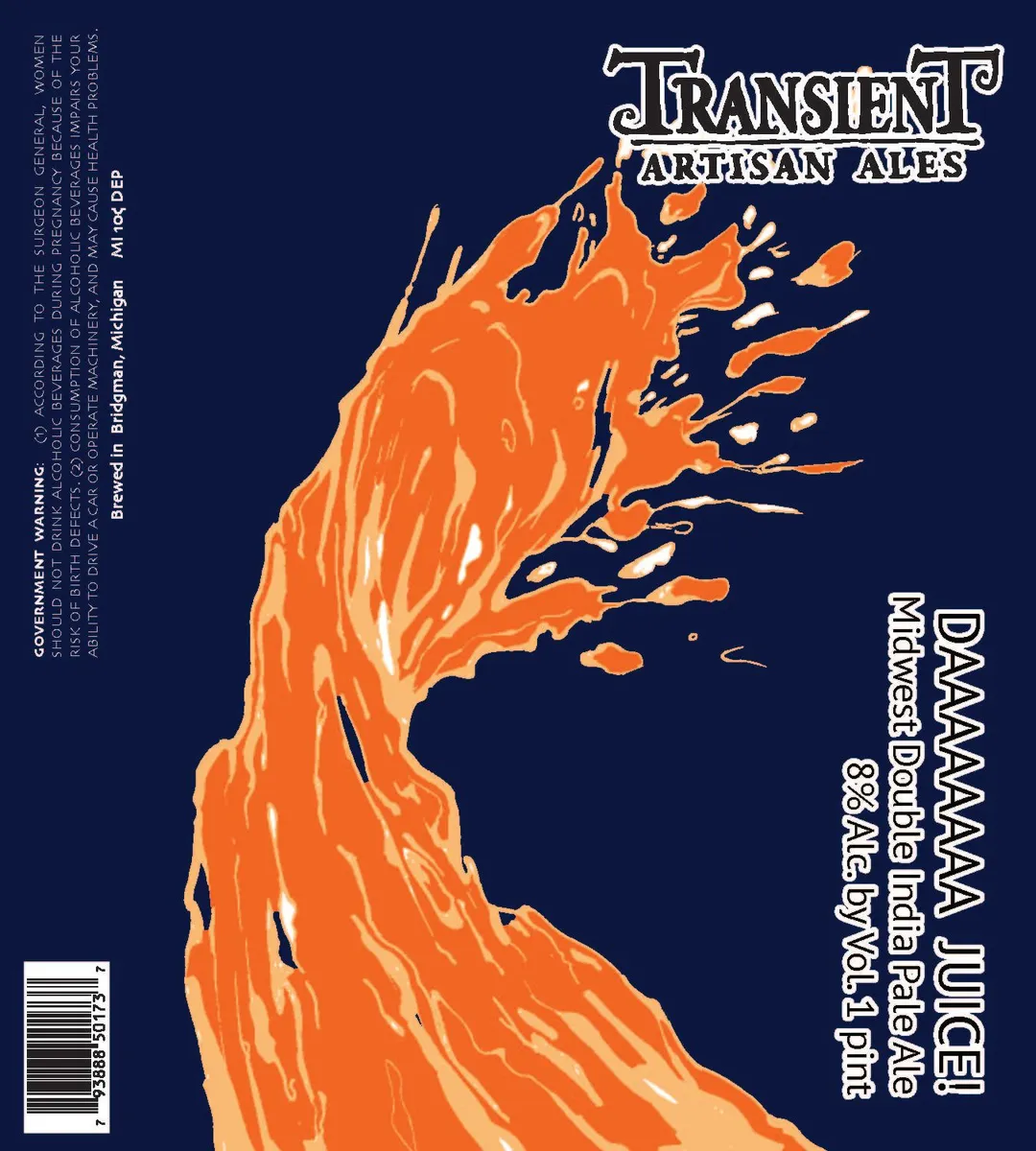 Daaaaaaa Juice! — full label as filed with TTB