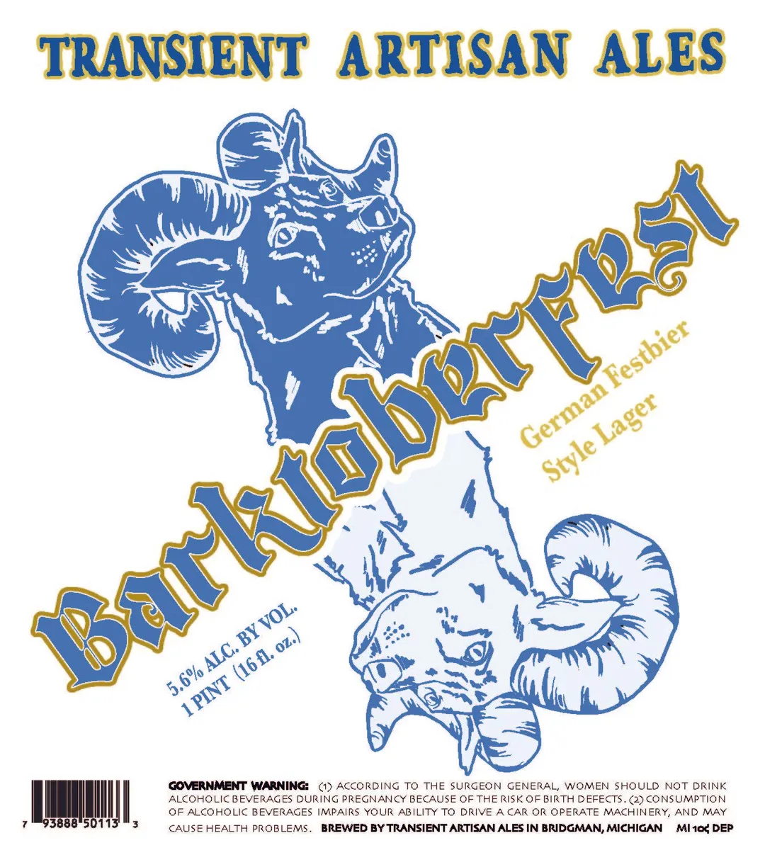 Barktoberfest — full label as filed with TTB