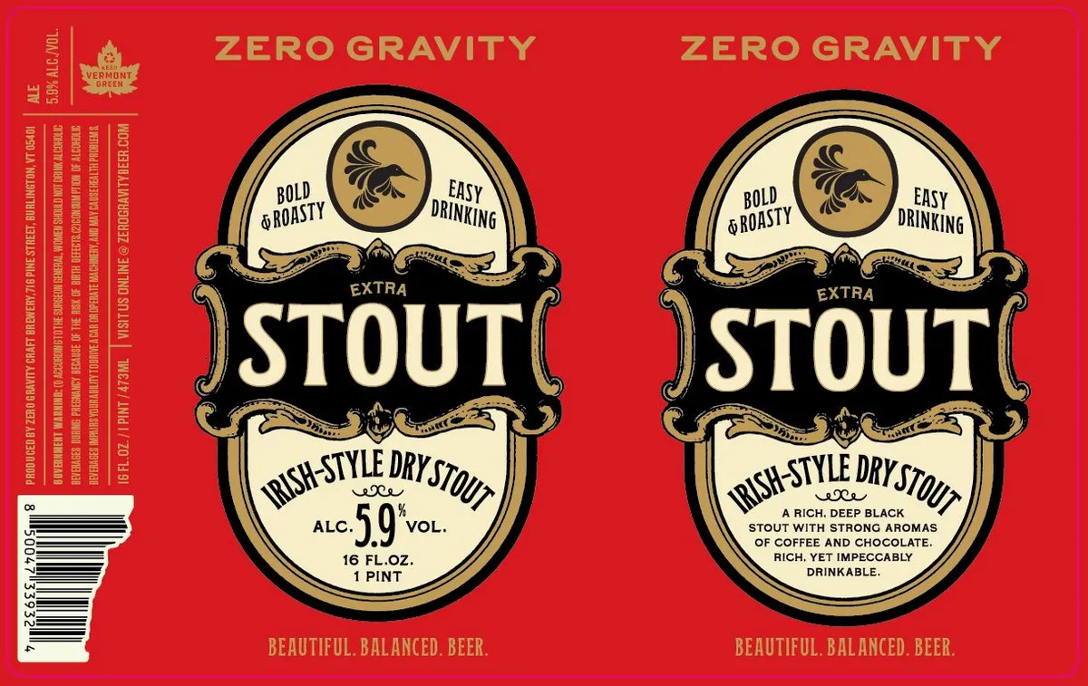 Extra Stout label