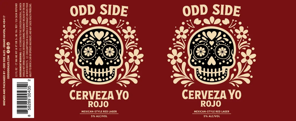 Cerveza Yo Rojo — full label as filed with TTB