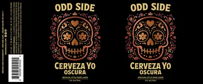 Cerveza Yo Oscura label