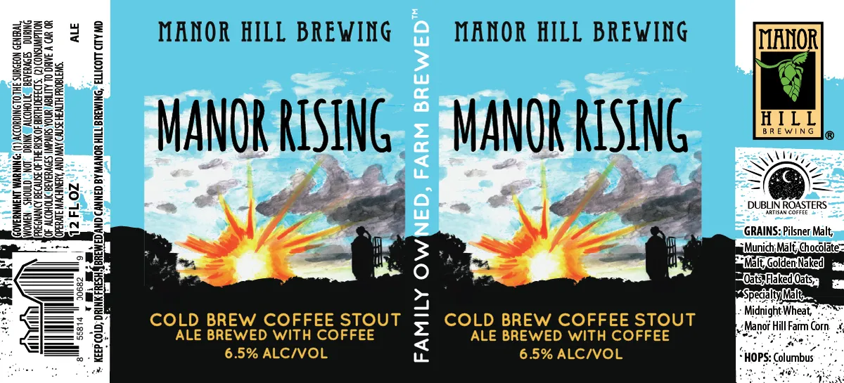 Manor Rising — full label as filed with TTB