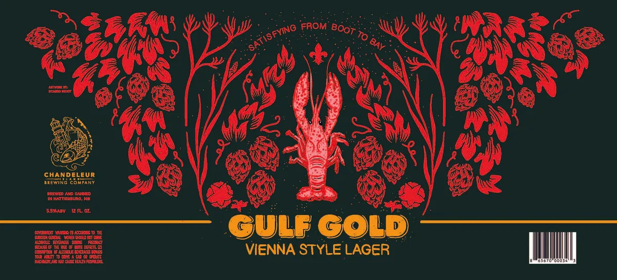 Gulf Gold — full label as filed with TTB