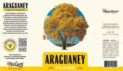 Araguaney label