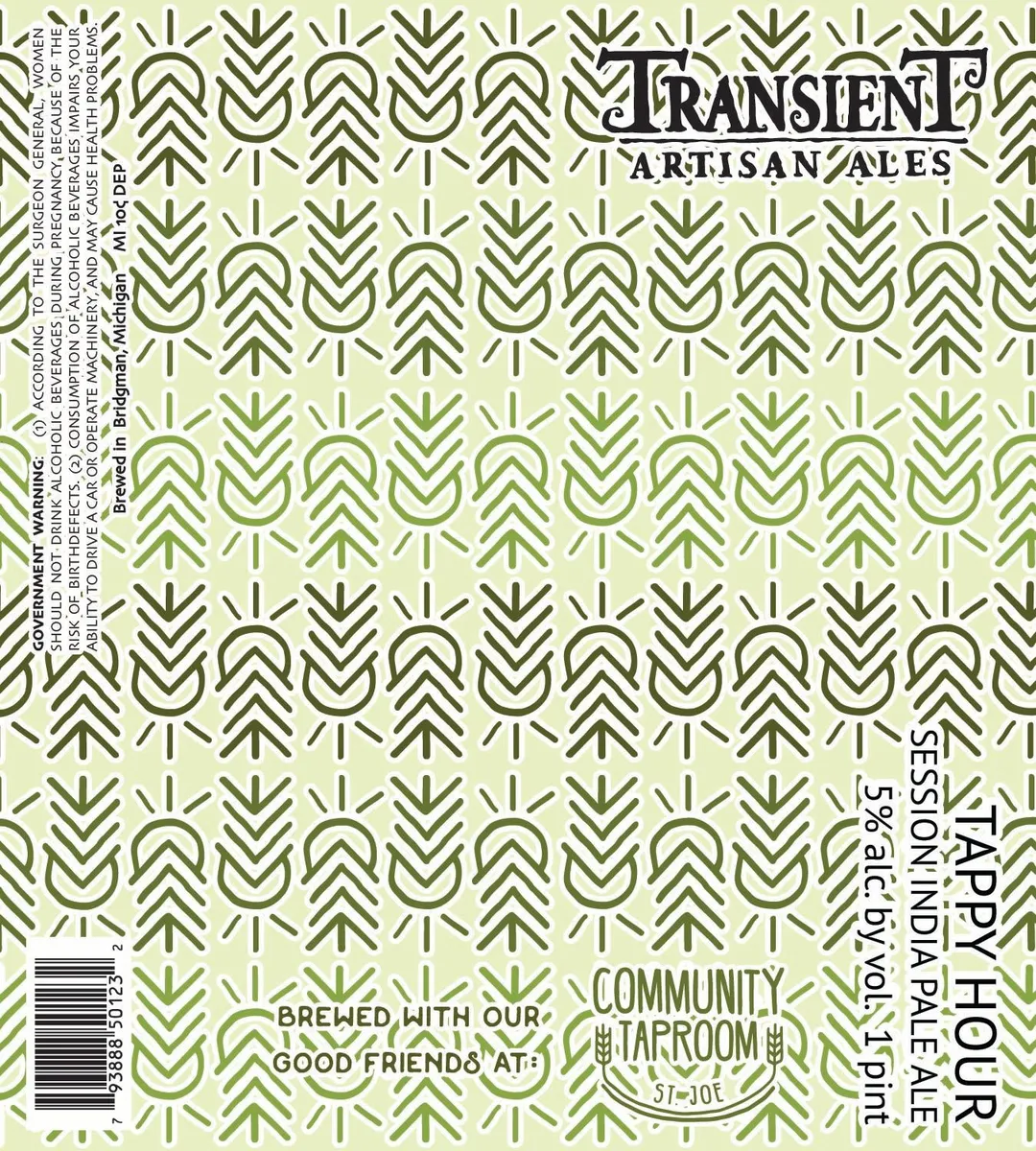 Tappy Hour — full label as filed with TTB