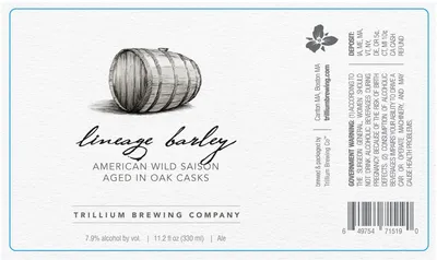 Lineage Barley label