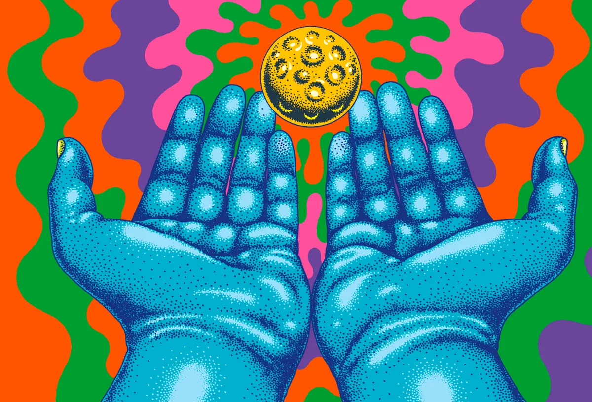 Large Life label art — OMNIPOLLO