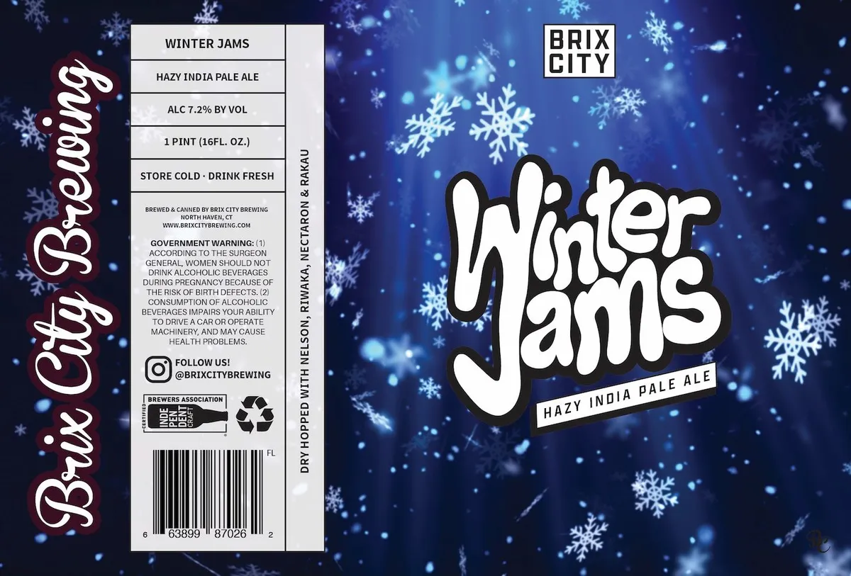 Winter Jams — full label as filed with TTB