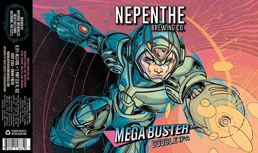 Mega Buster Double IPA — full label as filed with TTB
