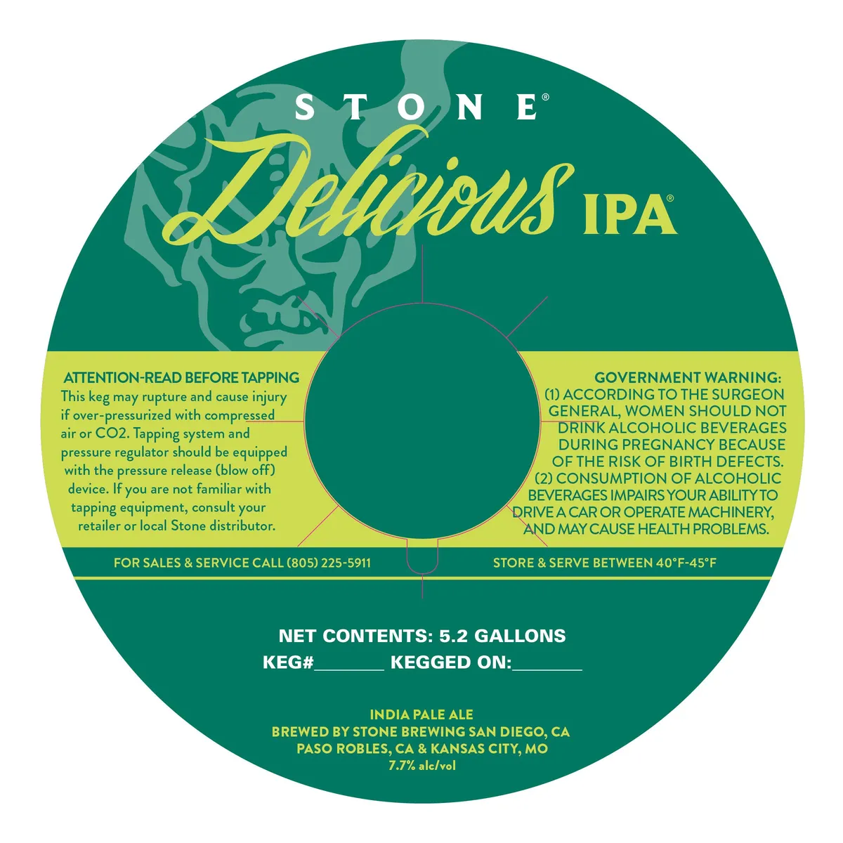 Delicious IPA — full label as filed with TTB